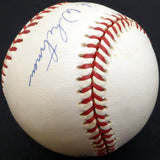 Dick Whitman Autographed Official NL Baseball Brooklyn Dodgers Beckett BAS #E48581
