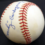 Frenchy Bordagary Autographed Official NL Baseball Brooklyn Dodgers Beckett BAS #E48041