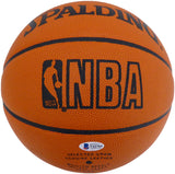 Jack Ramsay Autographed Official Spalding NBA Basketball Portland Trail Blazers Beckett BAS #V62765