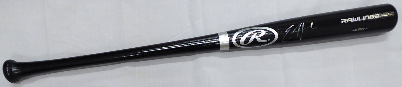 Ed Howard Autographed Rawlings Bat Chicago Cubs (Light Signature) Beckett BAS #R45862