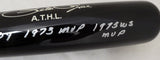 Pete Rose Autographed Mizuno Bat Cincinnati Reds Stat Bat "Hit King, 4256, ROY & MVP" (Light Signature) PR Holo #006994