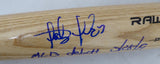 Fernando Tatis Jr. Autographed Blonde Rawlings Bat San Diego Padres "MLB Debut 3-28-19" Beckett BAS Stock #181111