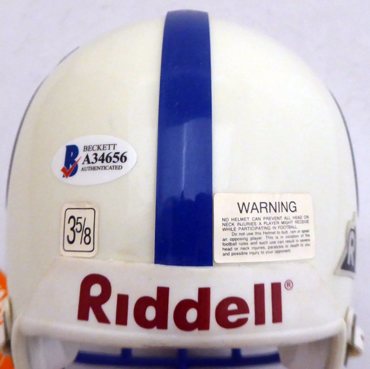 Johnny Unitas Autographed Baltimore Colts Mini Helmet "HOF 1979" (Light) Beckett BAS #A34656