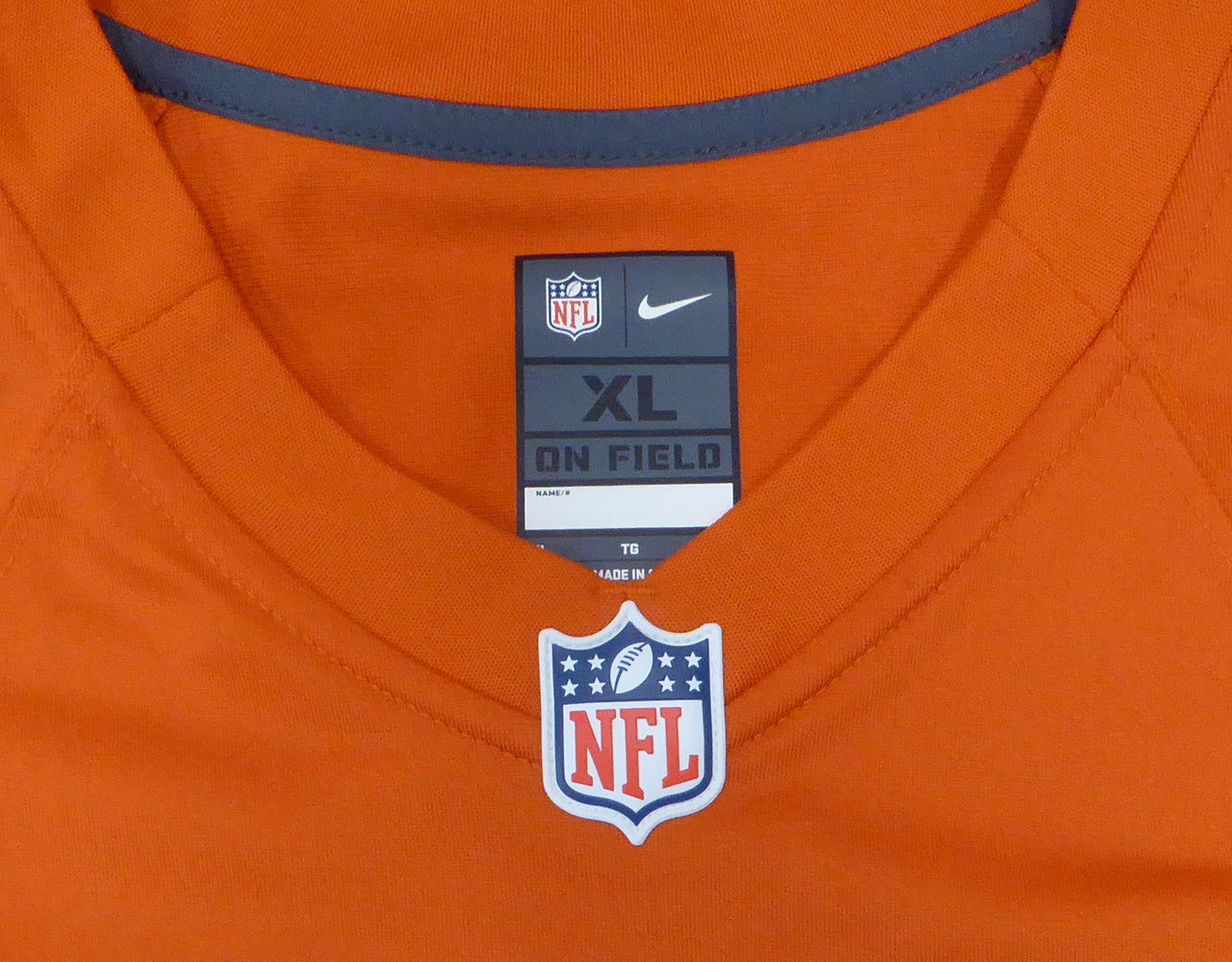 Chicago Bears Khalil Mack Autographed Orange Nike Jersey Size XL Beckett BAS Stock #148307