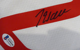 Washington Wizards John Wall Autographed White Nike Swingman Jersey DC Logo Size L Beckett BAS Stock #182246