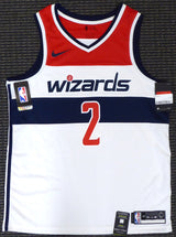 Washington Wizards John Wall Autographed White Nike Swingman Jersey Size L Beckett BAS Stock #182245