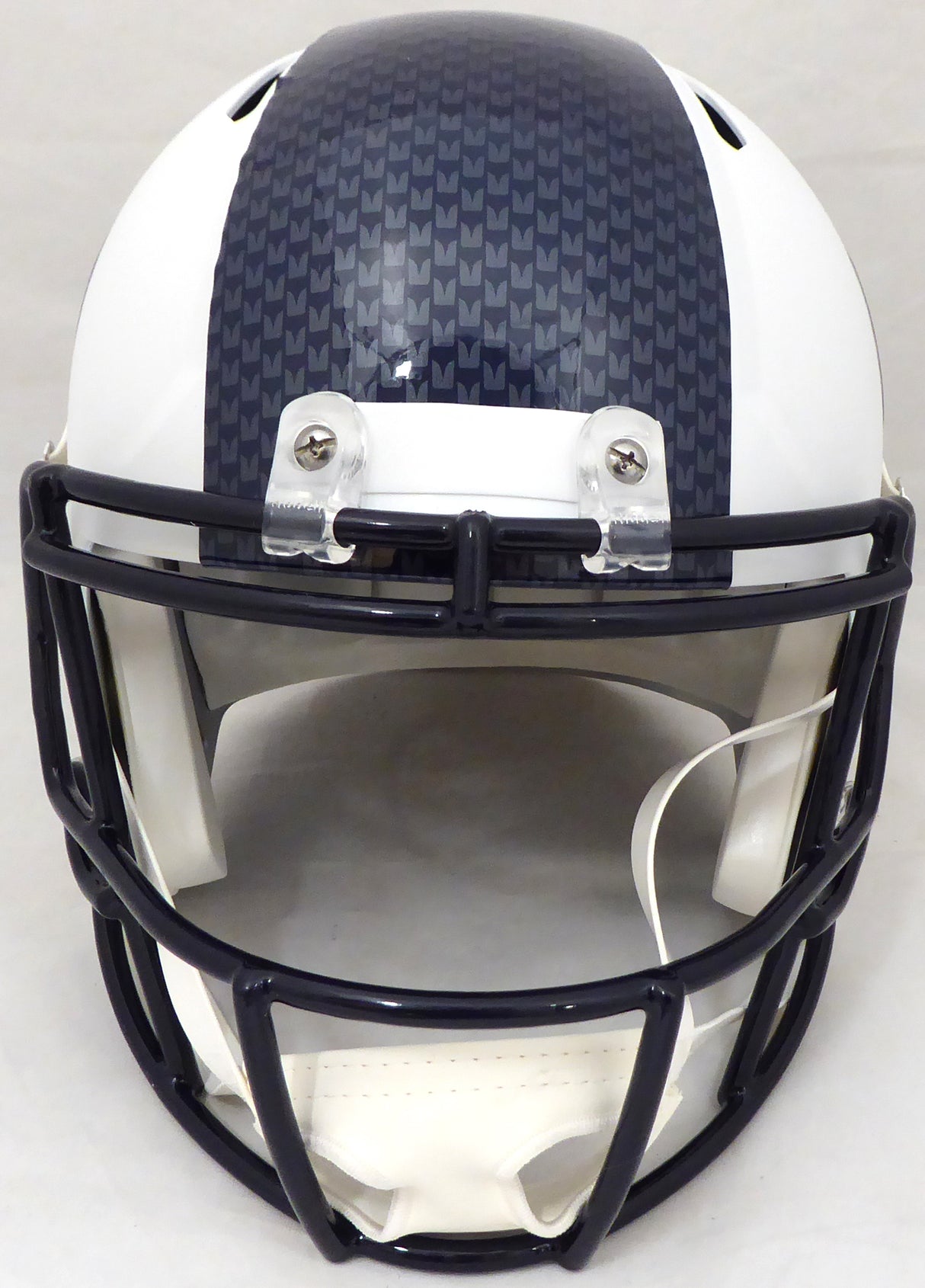 Tyler Lockett Autographed Seattle Seahawks Flat Matte White Full Size Speed Replica Helmet (Smudge) MCS Holo #54452