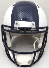 Tyler Lockett Autographed Seattle Seahawks Flat Matte White Full Size Speed Replica Helmet (Smudge) MCS Holo #54452