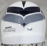 Tyler Lockett Autographed Seattle Seahawks Flat Matte White Full Size Speed Replica Helmet (Smudge) MCS Holo #54452