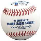 Sammy Sosa Autographed Official MLB Baseball Chicago Cubs "98 NL MVP" Beckett BAS Stock #148621