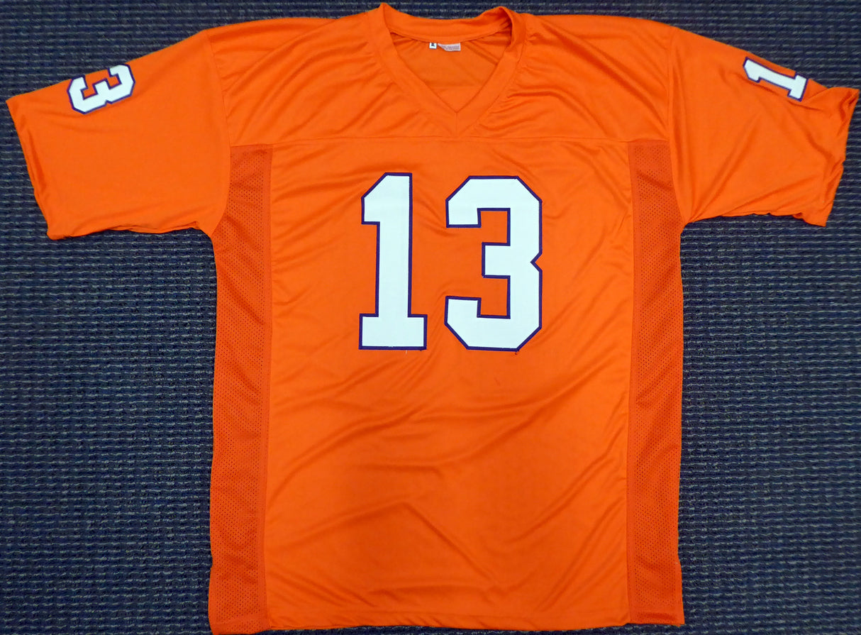 Clemson Tigers Hunter Renfrow Autographed Orange Jersey Beckett BAS Stock #185734