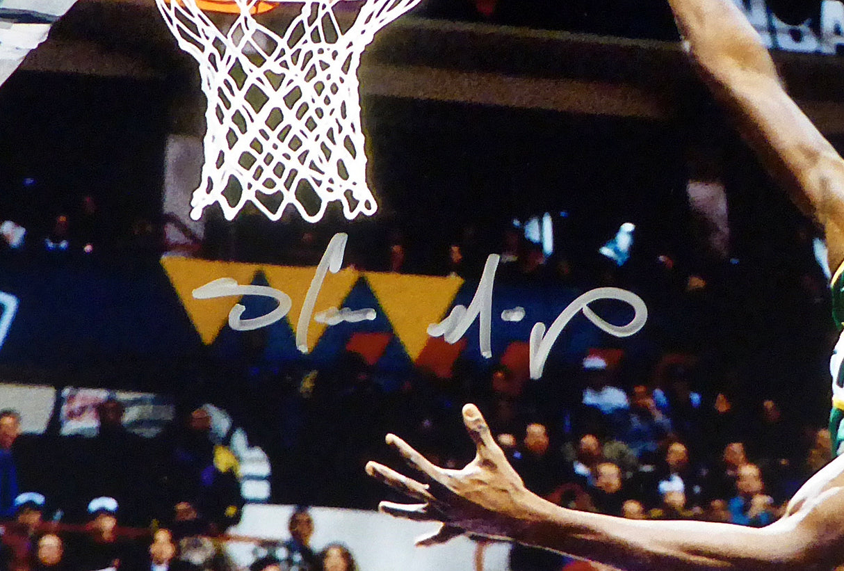 Shawn Kemp Autographed 16x20 Photo Seattle Sonics MCS Holo Stock #125212