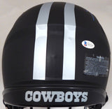 Tony Dorsett Autographed Dallas Cowboys Eclipse Black Full Size Authentic Speed Helmet Beckett BAS #WE12147