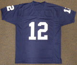 Penn State Nittany Lions Chris Godwin Autographed Blue Jersey Beckett BAS Stock #187472
