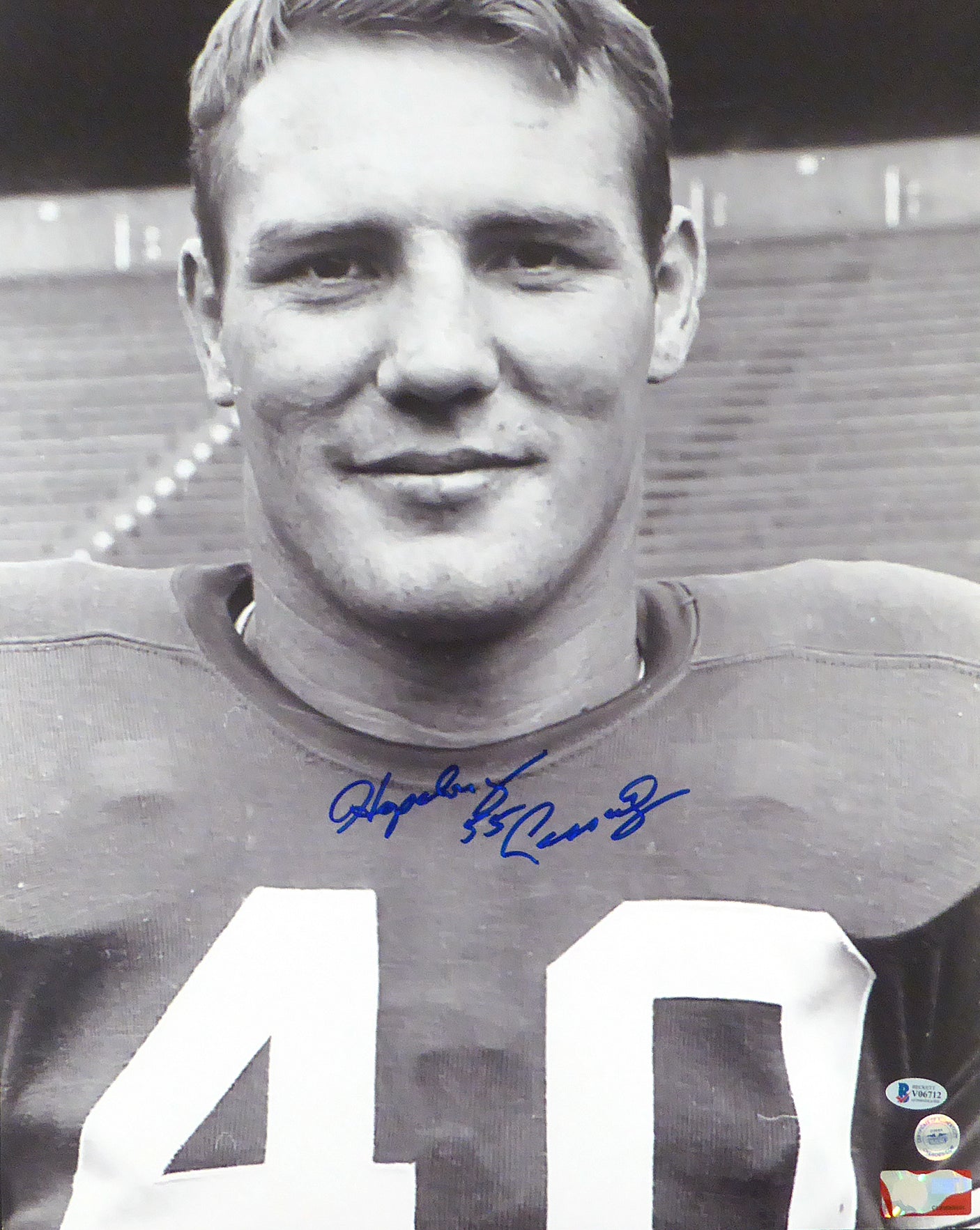 Howard "Hopalong" Cassady Autographed 16x20 Photo Ohio State Buckeyes Beckett BAS Stock #179074