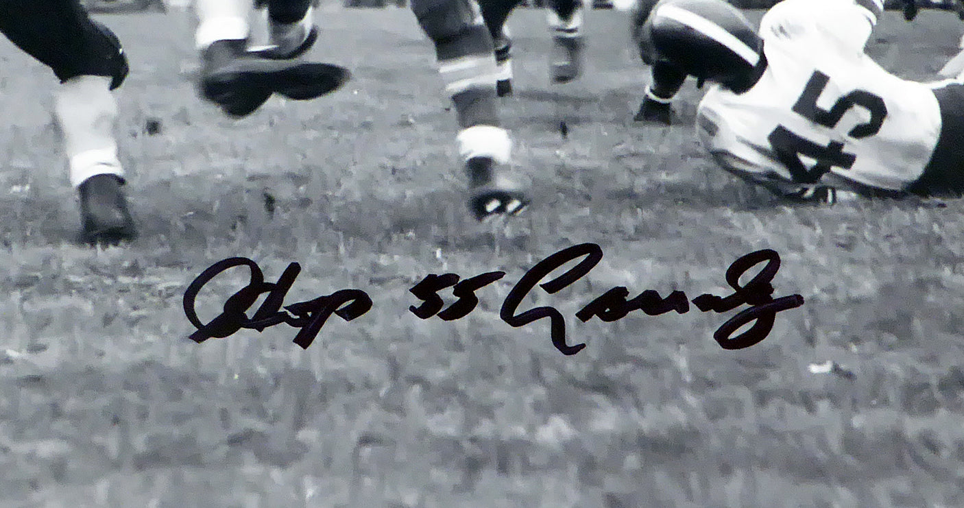 Howard "Hopalong" Cassady Autographed 16x20 Photo Ohio State Buckeyes In Black Beckett BAS Stock #179076