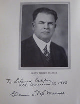 Glenn "Pop" Warner Autographed 1927 1st Edition Football for Coaches & Players Book Stanford "To Leland" Beckett BAS #AA0354