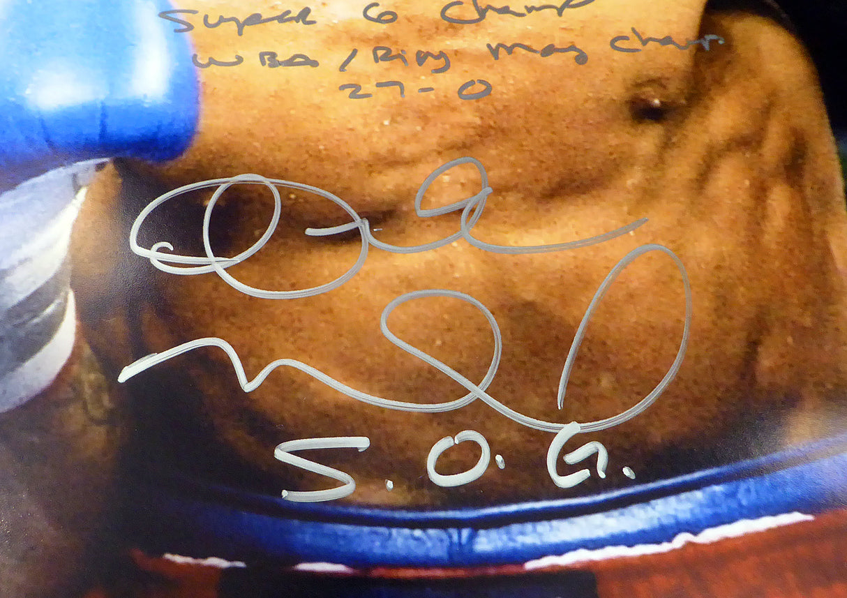 Andre Ward Autographed 16x20 Photo "2004 Olympic Gold Medalist, Super 6 Champ, WBA/Ring Mag Super Middle Weight Champ, 27-0, SOG" Beckett BAS #V61298