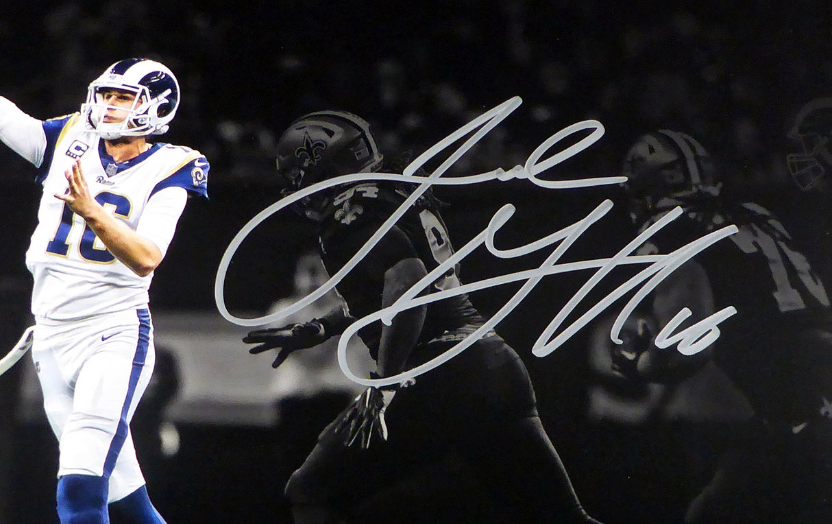 Jared Goff Autographed 11x14 Photo Los Angeles Rams Fanatics Holo #A601067