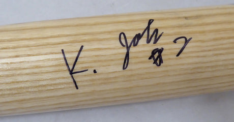 Kenji Johjima Autographed Louisville Slugger Bat Seattle Mariners MCS Holo #51288