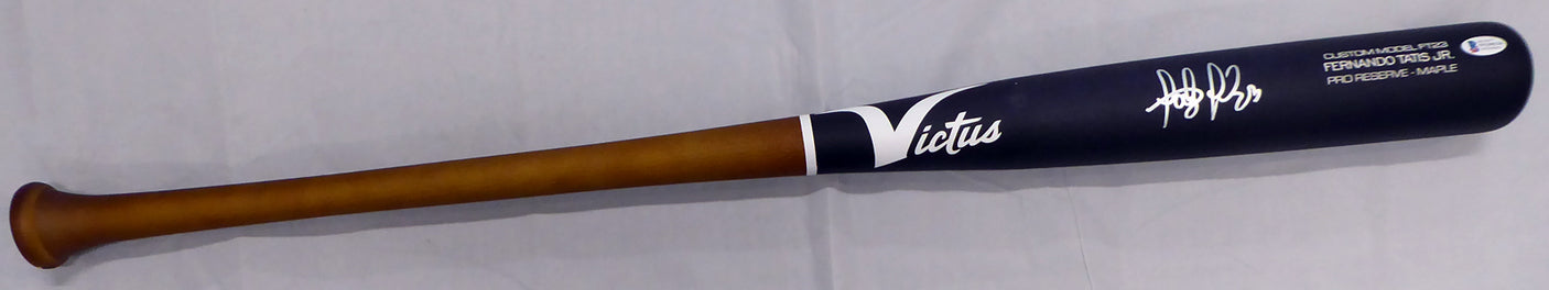 Fernando Tatis Jr. Autographed Black Victus Game Model Bat San Diego Padres Beckett BAS Stock #189444