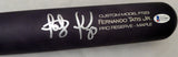 Fernando Tatis Jr. Autographed Matte Black Victus Game Model Bat San Diego Padres Beckett BAS Stock #189446