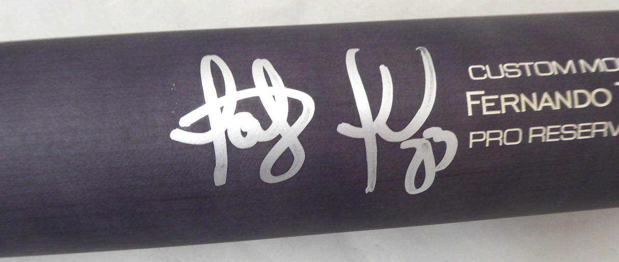 Fernando Tatis Jr. Autographed Matte Black Victus Game Model Bat San Diego Padres Beckett BAS Stock #189446