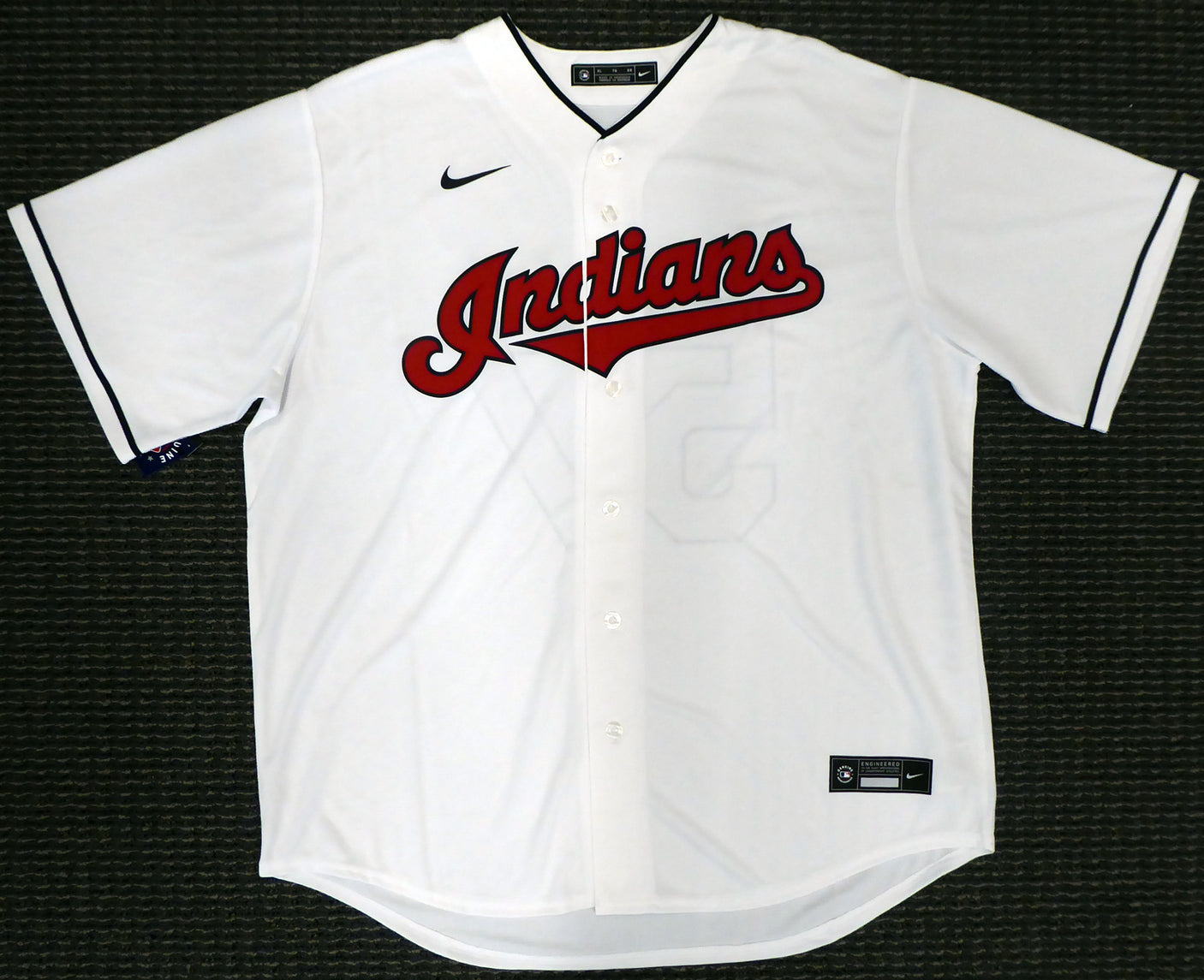 Cleveland Indians Shane Bieber Autographed White Nike Jersey Size XL "Go Tribe" Beckett BAS Stock #190030