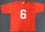 Alabama Crimson Tide Devonta Smith Autographed Red Jersey Signed on Bottom Beckett BAS Stock #191128