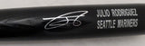 Julio Rodriguez Autographed Black Rawlings Game Model Bat Seattle Mariners Beckett BAS Stock #192183