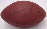 Orlando Pace Autographed NFL Leather Football St. Louis Rams (Flat) Beckett BAS #BH014818