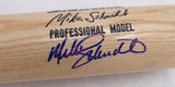 Mike Schmidt Autographed Blonde Rawlings Bat Philadelphia Phillies Beckett BAS QR #BJ04199