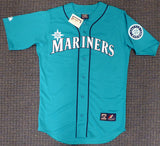 Seattle Mariners Ichiro Suzuki Autographed Teal Majestic Jersey Size M IS Holo SKU #193820