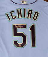 Seattle Mariners Ichiro Suzuki Autographed Blue Majestic 2019 Spring Training Jersey Size XXL IS Holo SKU #193828820