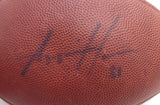 Az-Zahir Hakim Autographed NFL Leather Football St. Louis Rams (Flat) Beckett BAS QR #BJ04159