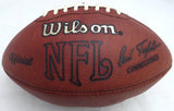 Az-Zahir Hakim Autographed NFL Leather Football St. Louis Rams (Flat) Beckett BAS QR #BJ04159