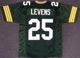 Green Bay Packers Dorsey Levens Autographed Green Jersey Beckett BAS QR Stock #193981