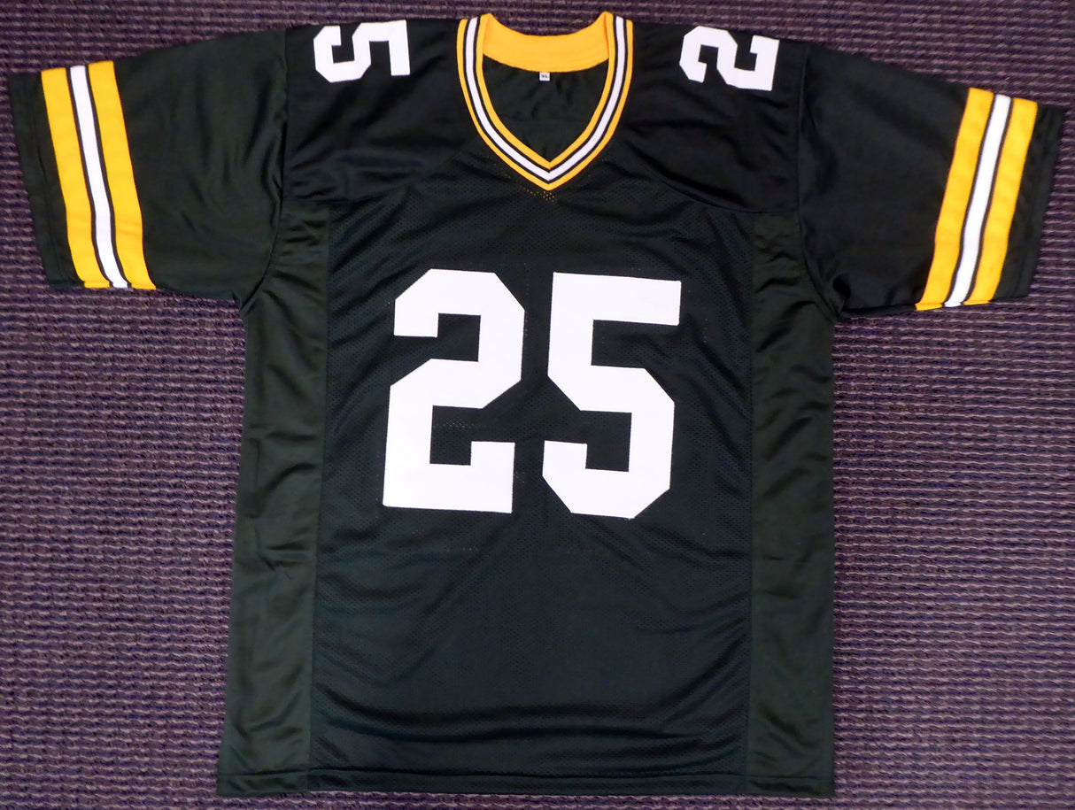 Green Bay Packers Dorsey Levens Autographed Green Jersey Beckett BAS QR Stock #193981