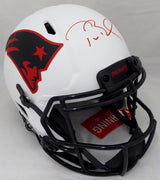 Tom Brady Autographed New England Patriots Lunar Eclipse Full Size Authentic Speed Helmet Fanatics Holo #AA0078100