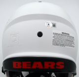 Justin Fields Autographed Chicago Bears Lunar Eclipse White Full Size Authentic Speed Helmet Beckett BAS QR Stock #194773