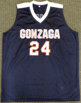 Gonzaga Bulldogs Corey Kispert Autographed Blue Jersey "Go Zags!" MCS Holo Stock #194891