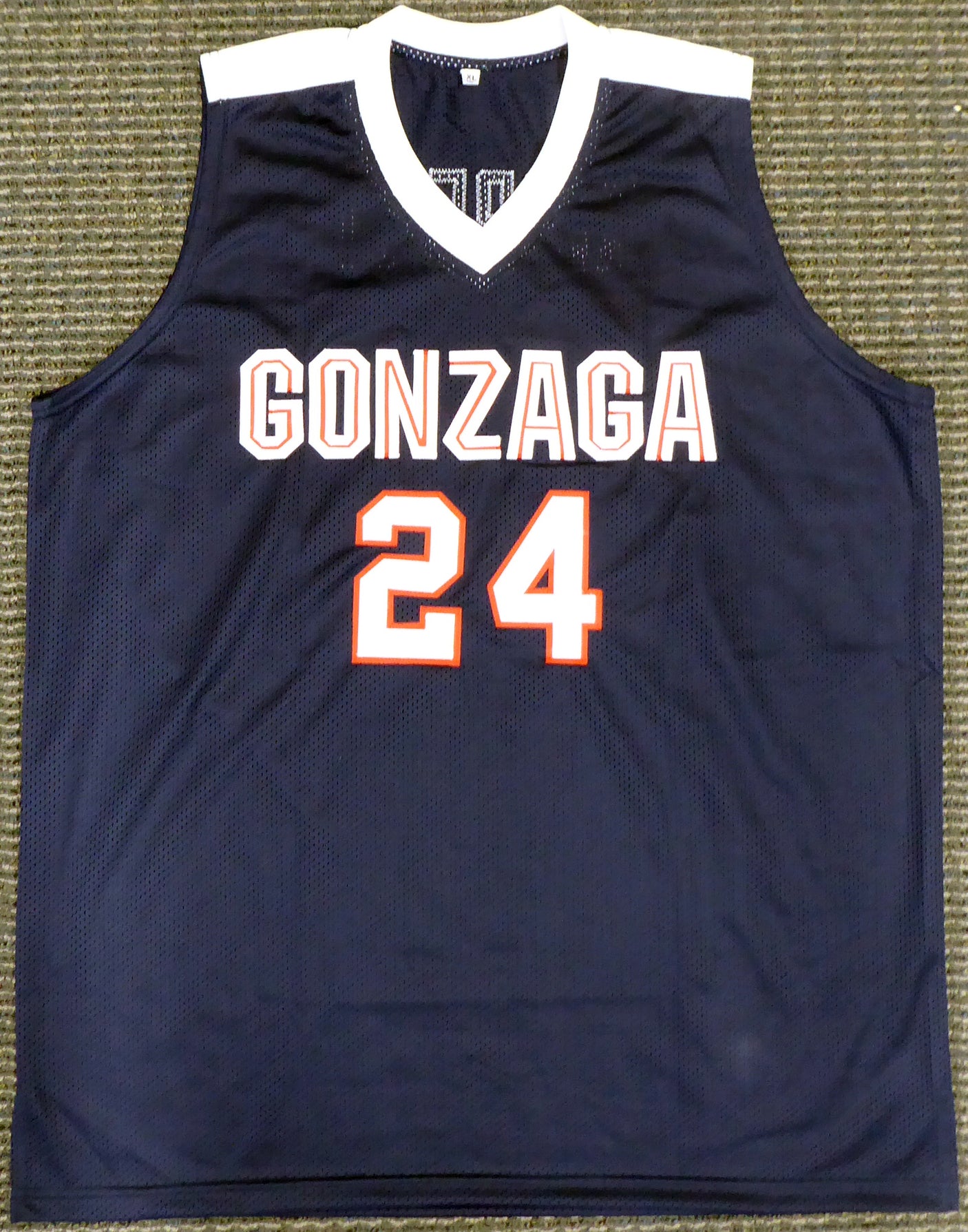 Gonzaga Bulldogs Corey Kispert Autographed Blue Jersey "Go Zags!" MCS Holo Stock #194891