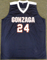 Gonzaga Bulldogs Corey Kispert Autographed Blue Jersey "Go Zags!" MCS Holo Stock #194891