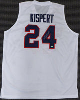 Gonzaga Bulldogs Corey Kispert Autographed White Jersey MCS Holo Stock #194894