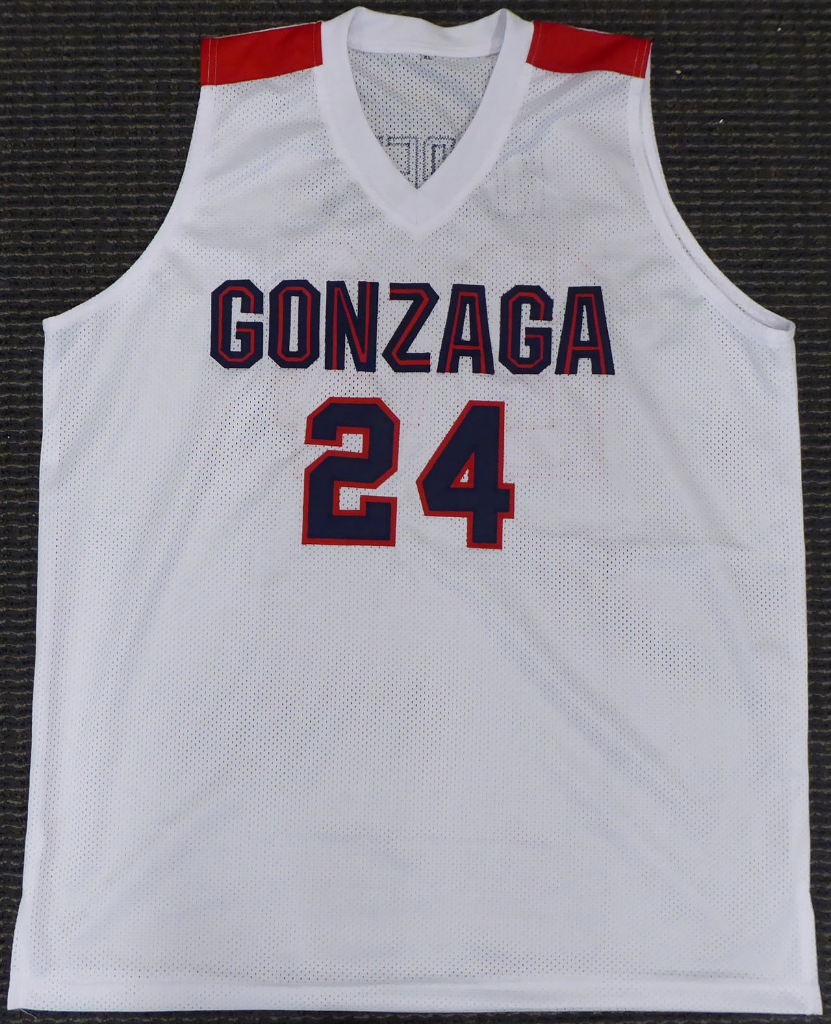 Gonzaga Bulldogs Corey Kispert Autographed White Jersey MCS Holo Stock #194894