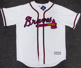 Atlanta Braves Ronald Acuna Jr. Autographed White Majestic Cool Base Jersey Size L Beckett BAS Stock #194888