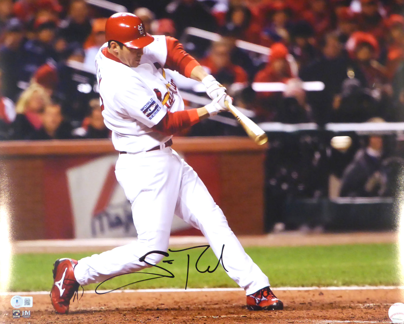 Scott Rolen Autographed 16x20 Photo St. Louis Cardinals (Smudge) Beckett BAS QR #W397842