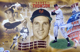 Bobby Thomson & Ralph Branca Autographed 12x36 Panoramic Photo The Shot Heard 'Round The World PSA/DNA Stock #9073