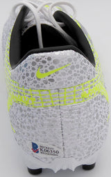 Mason Mount Autographed Silver & Yellow Nike Mercurial Cleat Shoe Chelsea F.C. Size 8 Beckett BAS #K06350