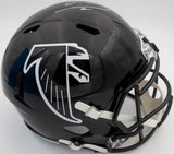 Calvin Ridley Autographed Atlanta Falcons Full Size Speed Replica Helmet (Smudge) Beckett BAS E46866